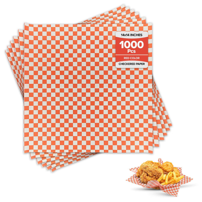 Value+ - Checkered Sheets - Red - 14
