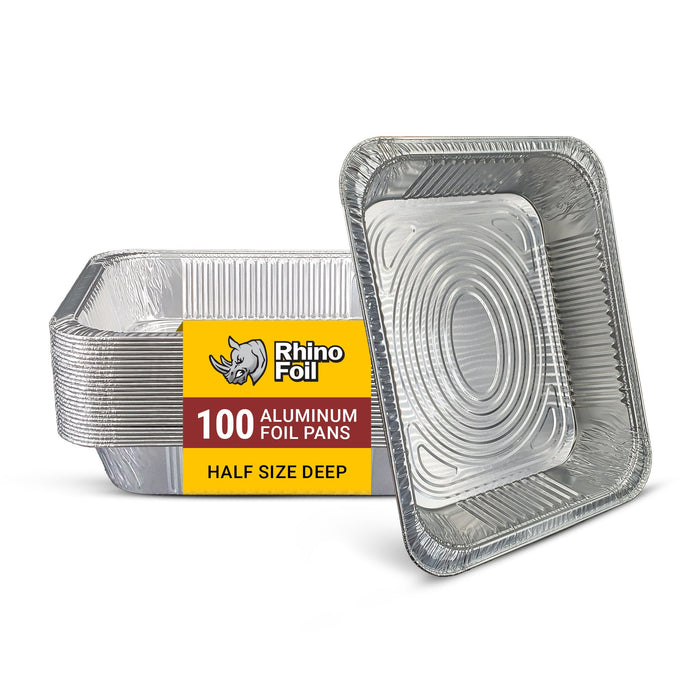 Rhino-Foil - Half Size Deep - Aluminium Steam Pan - Heavy