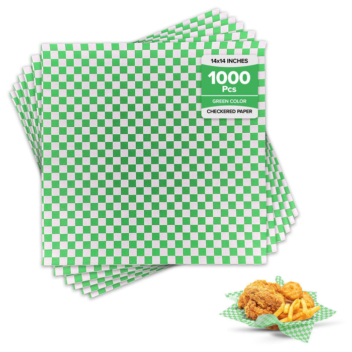 Value+ - Checkered Sheets - Green - 14