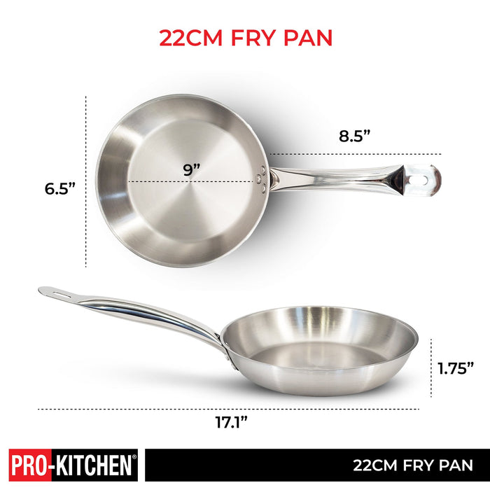 Pro-Kitchen - 22cm Fry Pan SS