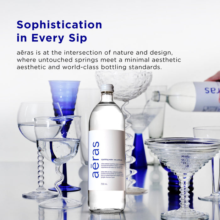 Aeras - Premium Sparkling Water - Glass - 750ml