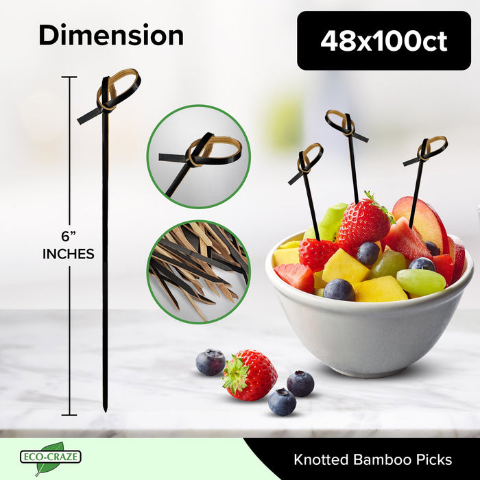 Eco-Craze - Bamboo Knot Pick - 6
