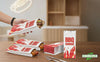 Eco-Craze - BBQ Print Foil - Lined - Paper Bag - 5.25