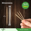 Eco-Craze - Toothpicks - Round - Regular - 2-65M