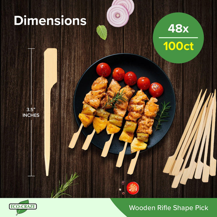 Eco-Craze - Bamboo Rifle Shape Pick 3.5