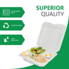 Eco-Craze MFPP Clamshell Container 8x8x2.6