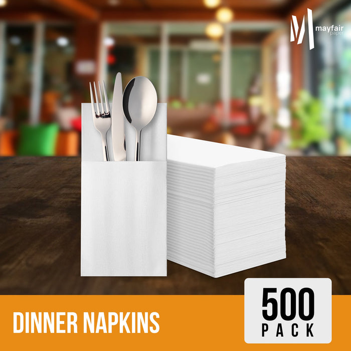 Mayfair - 1 Ply Junior Dispenser Napkins 1/6 Fold - White - JDN01