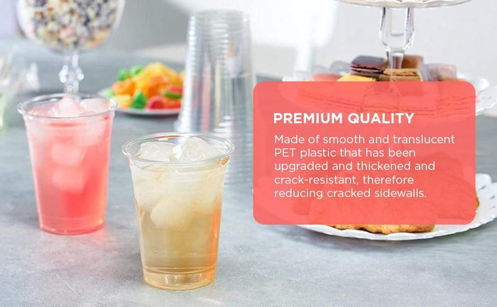 Morning Dew - 8oz Clear Pet Cup - 78mm - CP8