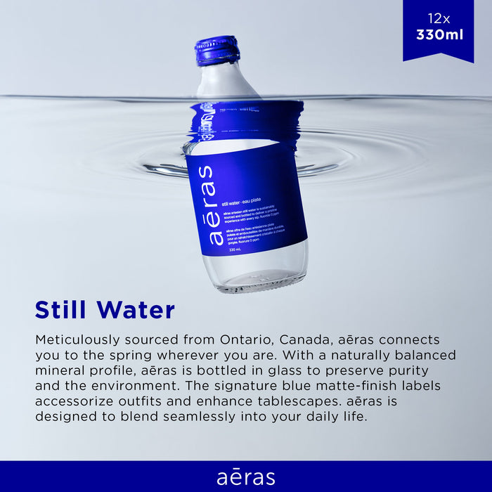 Aeras - Premium Still Water - Glass - 330ml