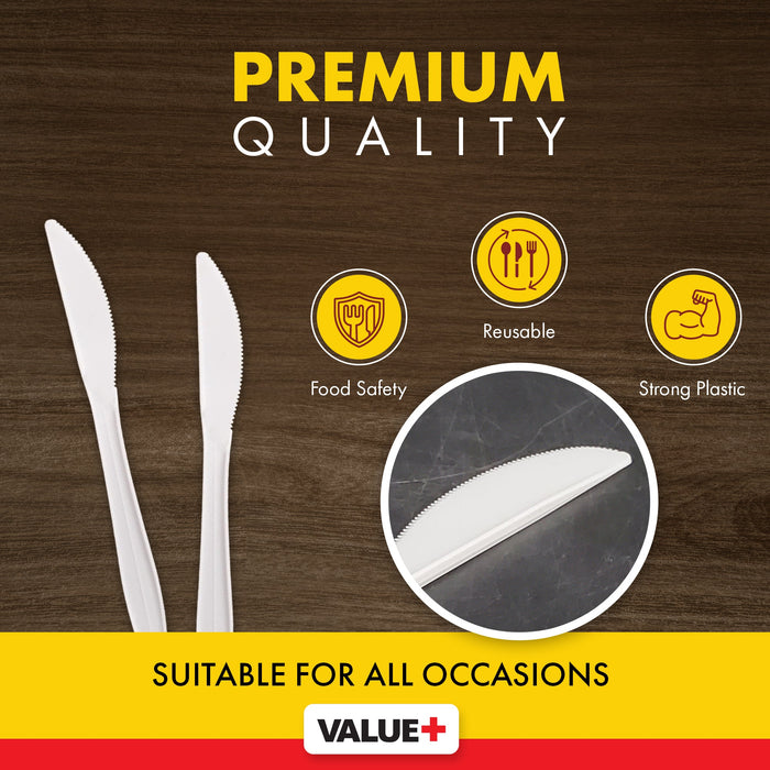 Value+ - Plastic Knife - Bulk - B1002