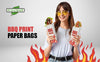 Eco-Craze - BBQ Print Foil - Lined - Paper Bag - 5.25