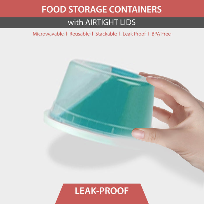 Value+ - 12oz Round Deli Container w/Lids