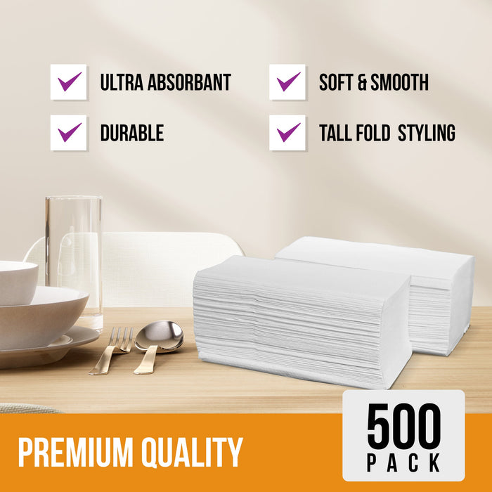 Mayfair - 1 Ply Junior Dispenser Napkins 1/6 Fold - White - JDN01