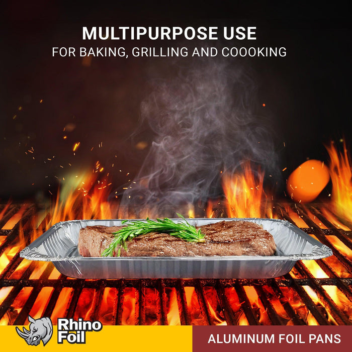 Rhino-Foil - Half Size Shallow - Aluminium Steam Pan