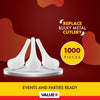 Value+ White Chinese Soup Spoon