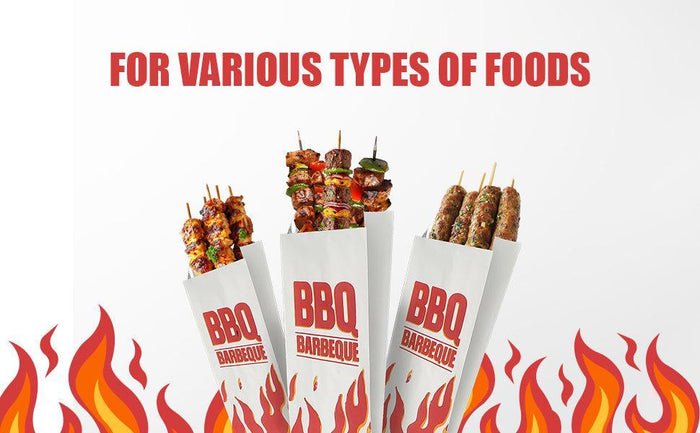 Eco-Craze - BBQ Print Foil - Lined - Paper Bag - 5.25