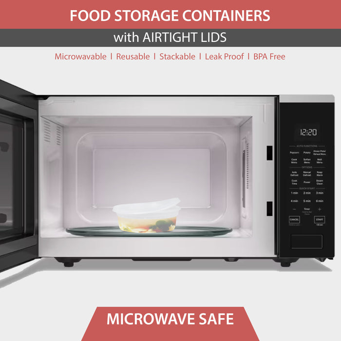 Value+ - 8oz Round Deli Container w/Lids