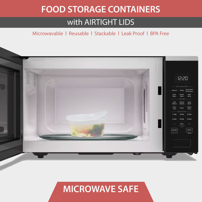 Value+ - 12oz Round Deli Container w/Lids