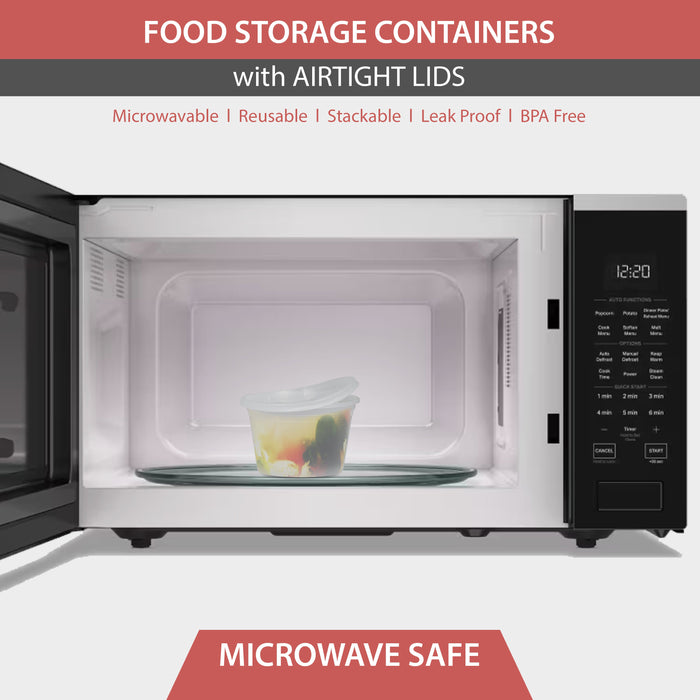 Value+ - 16oz Round Deli Container w/Lids