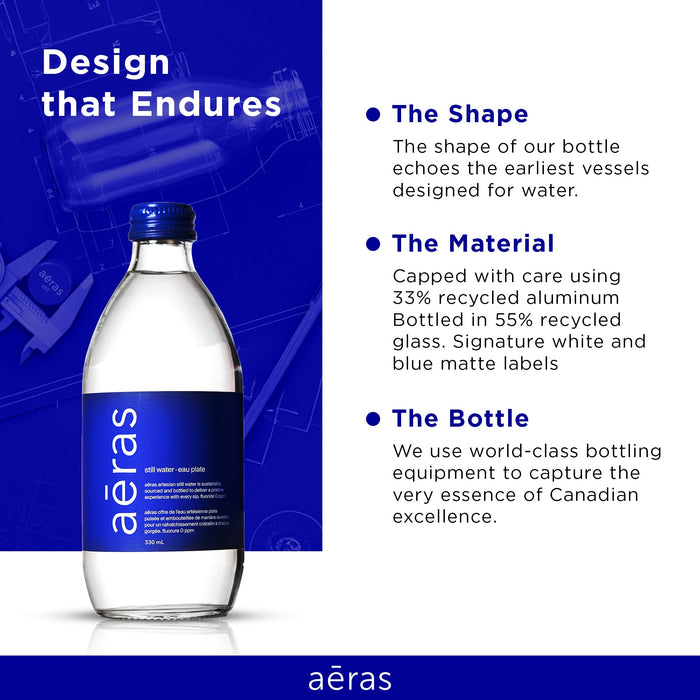 Aeras - Premium Still Water - Glass - 330ml