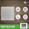 Mayfair - 1 Ply Lunch Napkins 1/4 Fold - White - LNAP01