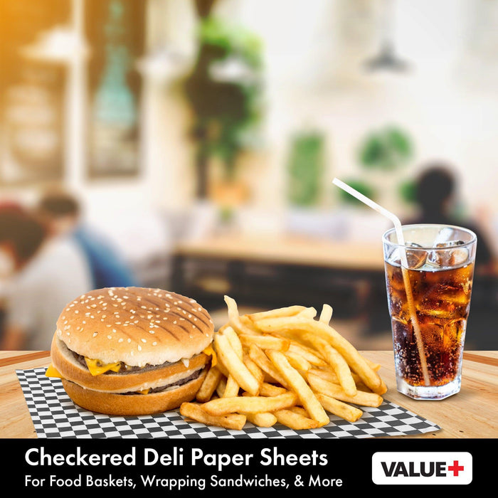 Value+ - Checkered Sheets - Black - 14