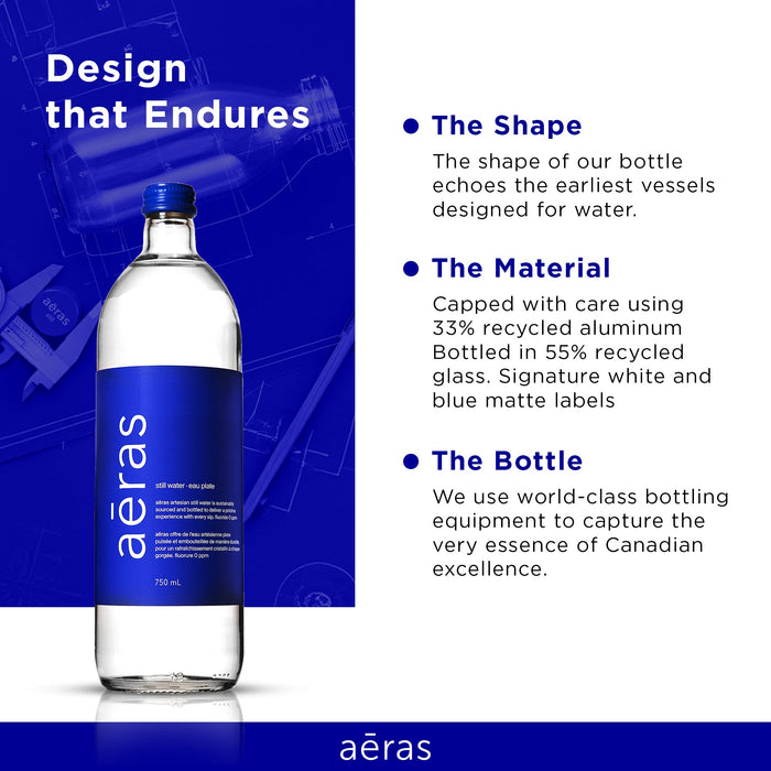 Aeras - Premium Still Water - Glass - 750ml