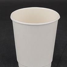 Morning Dew - 12oz Hot Paper Cup - Double Wall - White - D-H12W