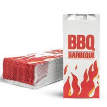 Eco-Craze - BBQ Print Foil - Lined - Paper Bag - 5.25