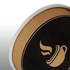 Morning Dew - 12oz Hot Paper Cups - Ebony Print - H12E
