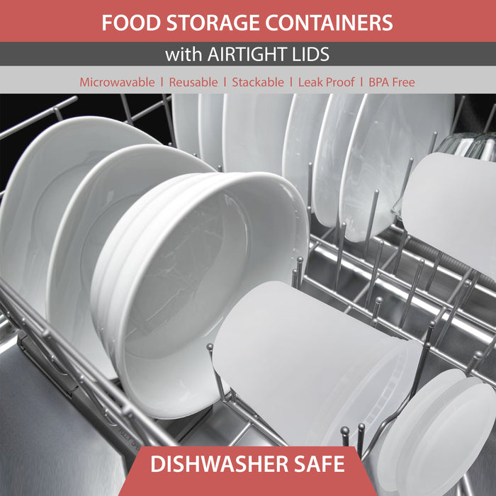 Value+ - 24oz Round Deli Container w/Lids