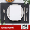 Mayfair - 1 Ply Dinner Napkins 1/8 Fold - White - DNAP01