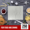 Mayfair - 1 Ply Dinner Napkins 1/8 Fold - White - DNAP01