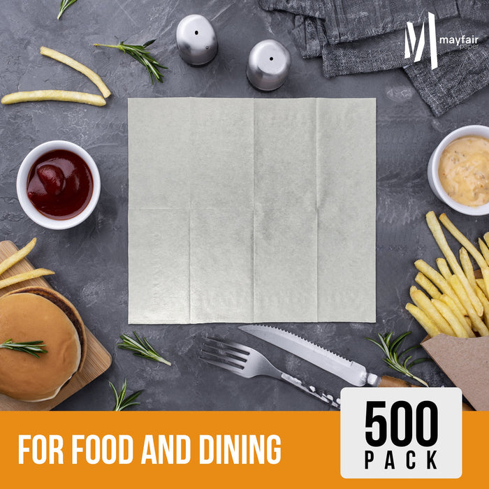 Mayfair - 1 Ply Junior Dispenser Napkins 1/6 Fold - White - JDN01