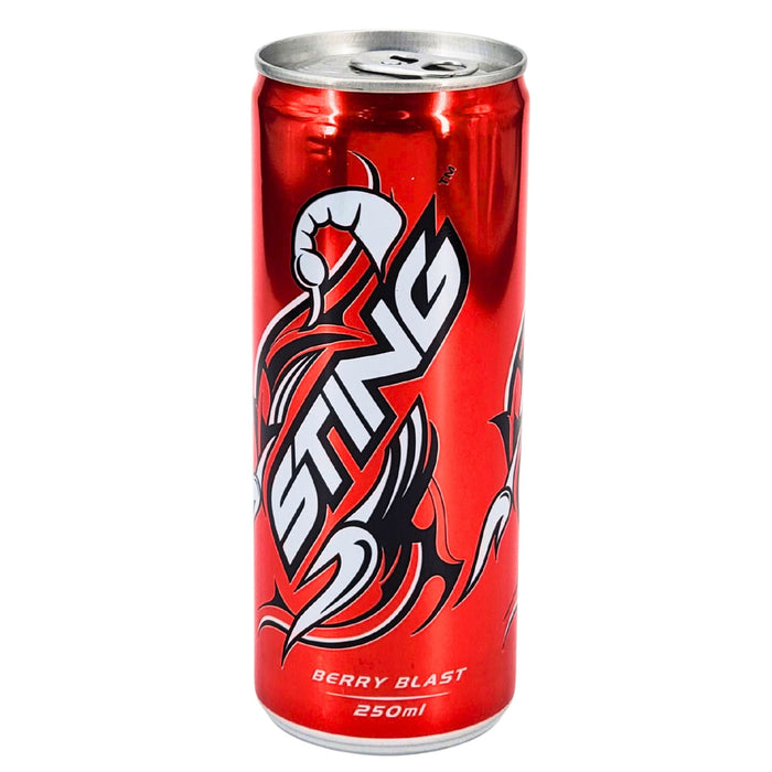 Sting Red Berry Blast Energy Drink Cans 24x250mL