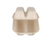 Eco-Craze - Taco - Bagasse Hinged Container - 2 COMPARTMENT