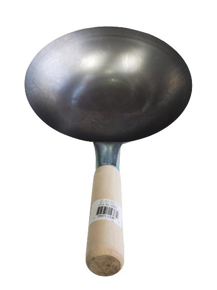 Chinese Wok - Wood Handle - 12