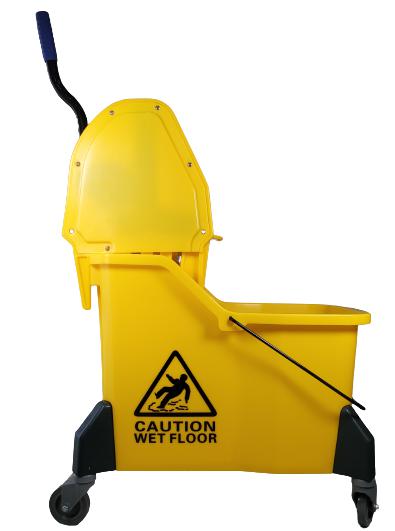 Spartano - 42 L Extra Large Mop Bucket w/ Down Press Wringer - 2 Comp.