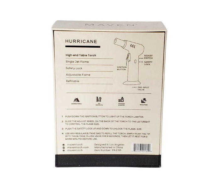 Maven - Culinary Torch - Red (Refillable)