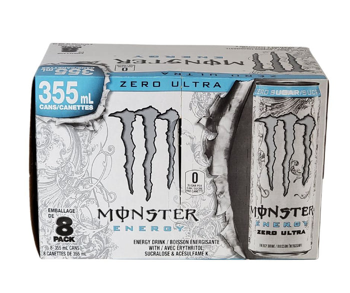 Monster Zero Ultra Energy Drink (Zero-Sugar) - 355mL