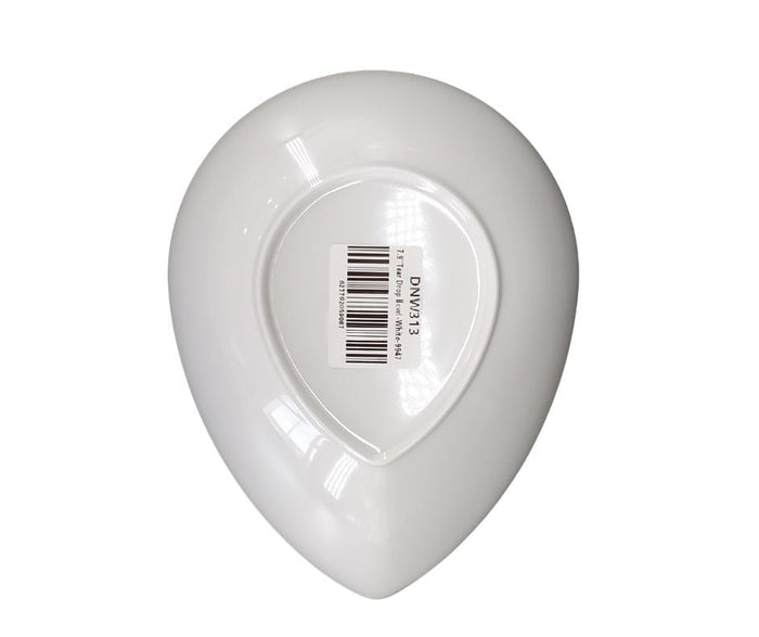 Melamine Tear Drop Bowl - White - 7.9