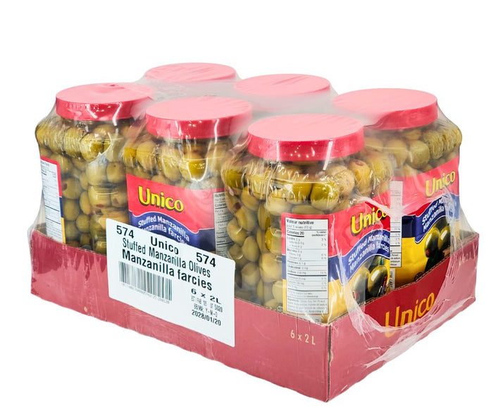 Unico - Olives - Manzanilla - Stuffed - 2Lt