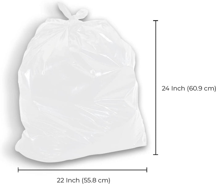 Spartano Regular Garbage Bags - White, 22