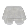 1141 Small Clear 5 Comp Platter Combo 100/Cs 1107-4-225 - H813