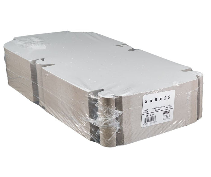 EB - White Cake Boxes - 8x8x2½