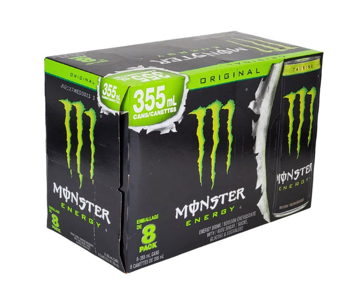 Monster - Original Green Energy Drink - Cans - 8pk