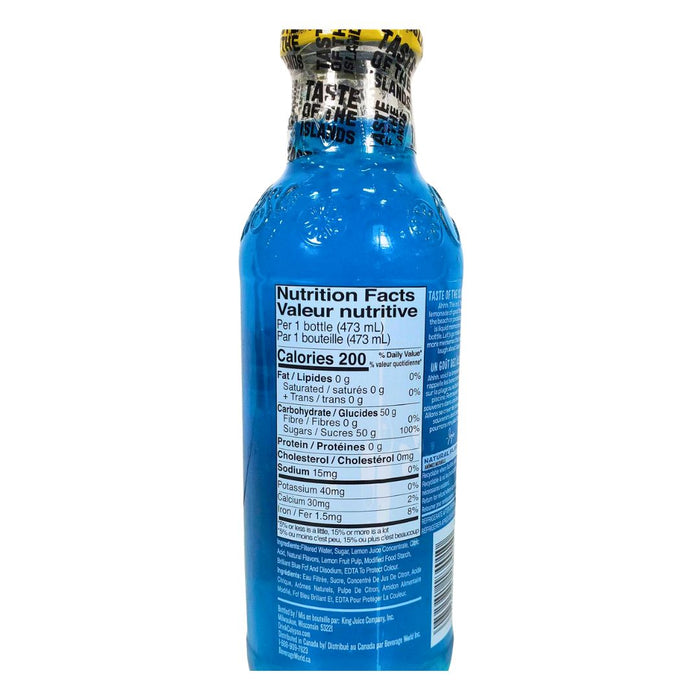 Calypso - Lemonade - Ocean Blue - Bottles - PopCS1207