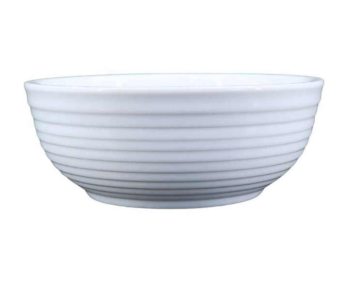 Pro-Kitchen Ribbed Ceramic Round Bowl - 5.55
