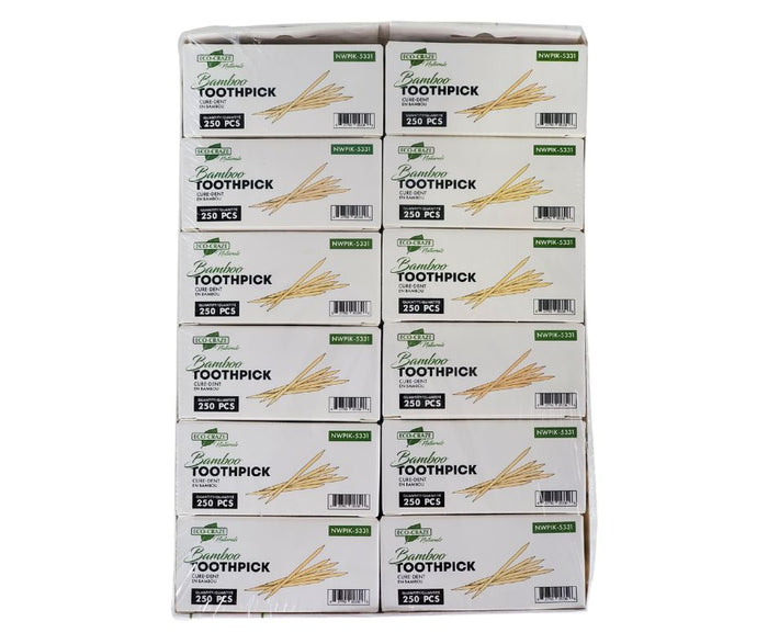 Eco-Craze - Toothpicks - Round - Regular - 2-65M