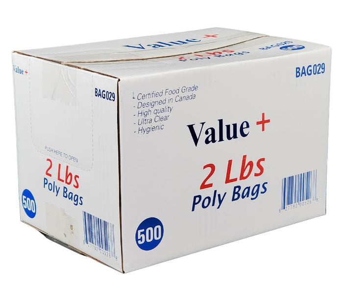 Value+ - Poly Bags - 2 lb